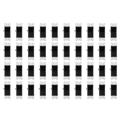 Greencycle Black Single Pole Rocker Light Switch,40PCS Paddle Light Switch 15 Amp,Sp Switches White,120V-277V AC,On/Off Wall Switches, Residential/Commercial Grade,Home & Office,UL/CUL