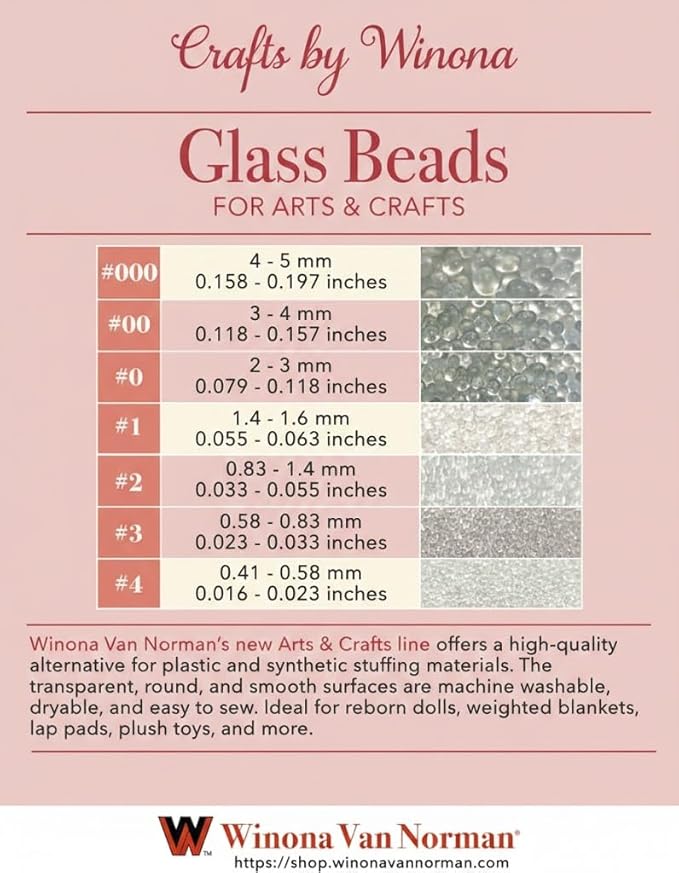 Premium Glass Microbeads, Extra Large 4-5mm, Weighted Filler for Blankets, Door Stoppers, Photography & Fitness Bean Bags – Washable. Size 000 (50 lbs.)