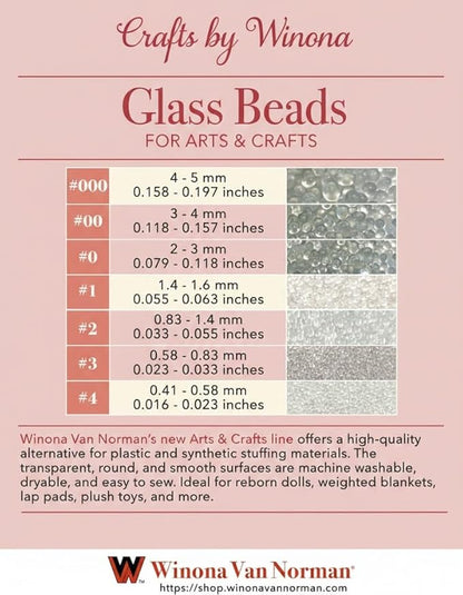 Premium Glass Microbeads, Extra Large 4-5mm, Weighted Filler for Blankets, Door Stoppers, Photography & Fitness Bean Bags – Washable. Size 000 (50 lbs.)