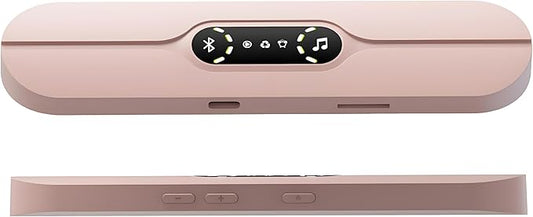 Pillow Speaker for Sleeping, Mini Bone Conduction Bluetooth Under Pillow Speaker with 10 Soothing Sounds, Sleep Timer, TF Card Support for Side Sleepers & Deep Sleep, Pink