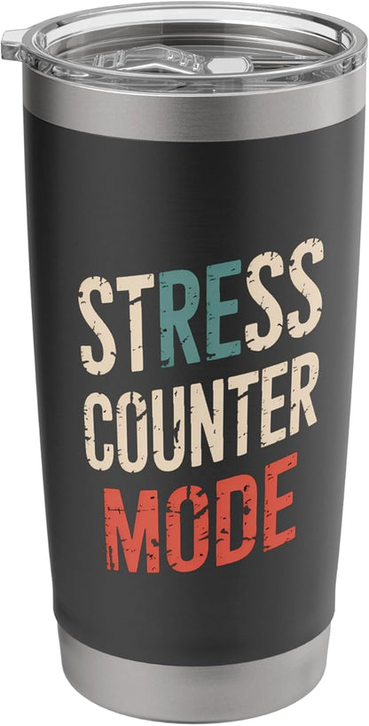 Relaxation Breathing Vagus Nerve Stimulation Stress Relief Stainless Steel Insulated Tumbler