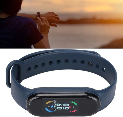Smart Wristband with Step Counter, Heart Rate Monitor, Sleep Monitor, APP Message IP67 Waterproof, All Day Activity Tracking, Built in USB Plug, Various Sports Modes
