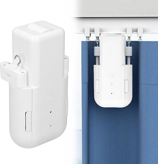 2pcs Smart Automatic Curtain Opener Voice Control WIFI Bluetooth Electric Curtain Robot Double Mode For T Rail U Rail Roman Rod