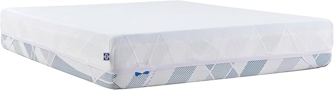 Sealy Dreamlife 2” Gel Memory Foam California King Mattress Topper with Cooling Cover, SealyComfort Gel Foam, SealyCool Stretch Knit Cover with Corner Straps