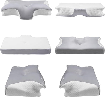 Ergonomic Orthopedic Pillow Pillows for Neck and Shoulder Pain Sleep apnea Best Sleeping Memory Foam deep Support Cervical