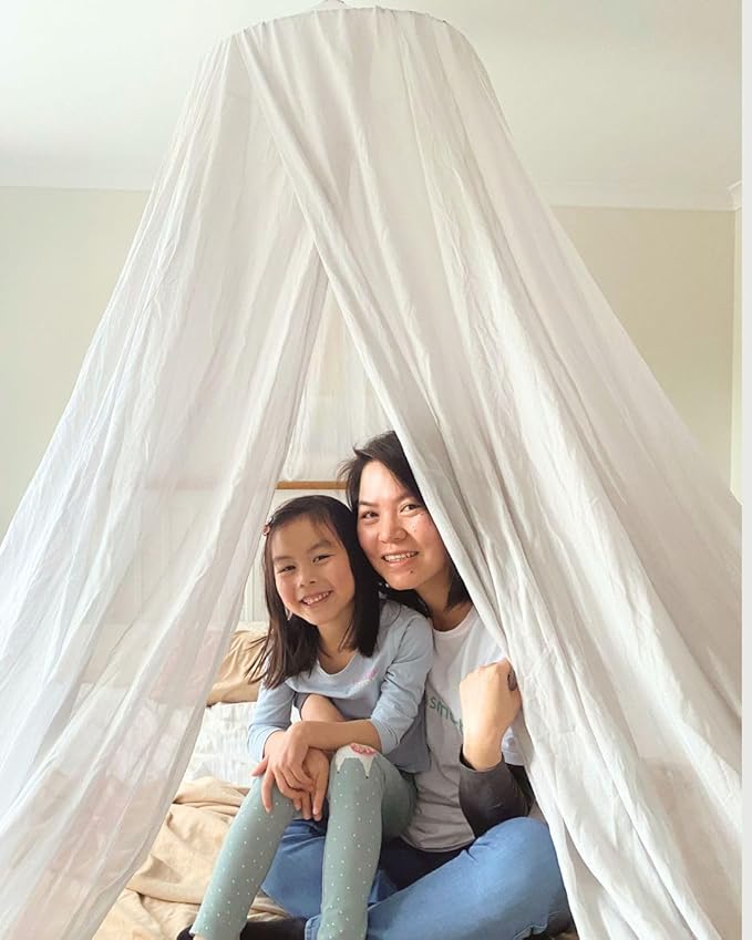 Radia Smart® Radiation Shielding Bed Canopy - Circle EMF Protection, Block 5G, Radiation Shielding Sleep