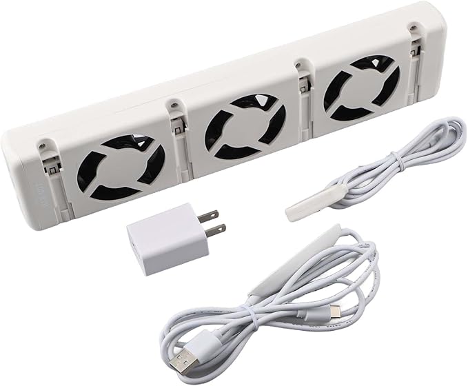 Smart Radiator Fan Booster, Magnetic Temperature Sensor, Automatic On/Off Temperature Sensor, Thermostat and Temperature Display, 20DB Quiet Operation Fits 50-120cm Radiators