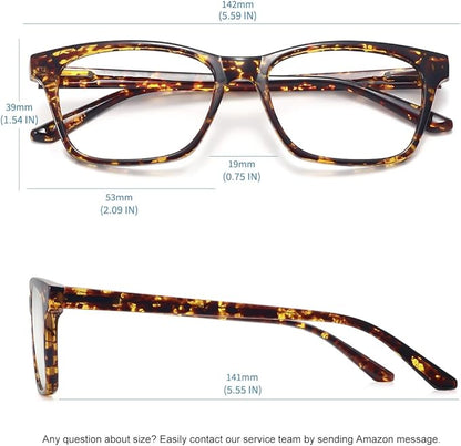 MEETSUN 3-Pack Blue Light Blocking Glasses, Anti Eye Strain Headache, Computer Glasses UV400 (Blue + Clear + Tortoise)