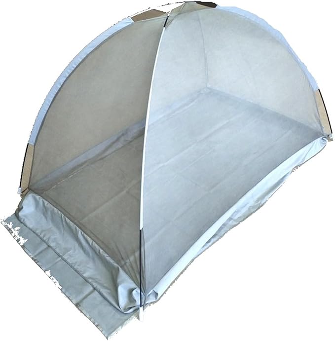 Faraday Fabric Radiation Shielding Bed Brown Canopy - Circle EMF Protection, Block 5G, Radiation Shielding Sleep, Medium