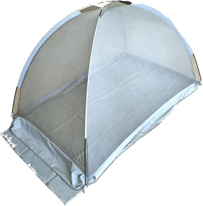 Faraday Fabric Radiation Shielding Bed Brown Canopy - Circle EMF Protection, Block 5G, Radiation Shielding Sleep, Medium