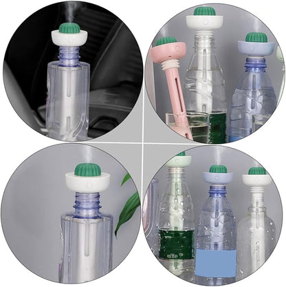 Cabilock 1Set Portable USB Humidifier Bottle Mini Car Air Humidifier for Travel Office and Home Compact Design with Fog Output for Yoga Living Room and More