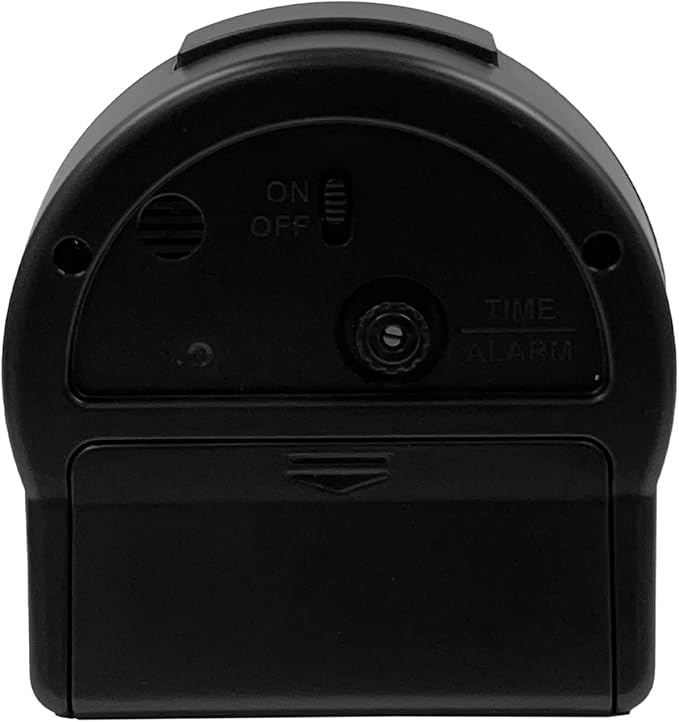 Seiko Marui Bedroom Alarm Clock, Metallic Dark Red