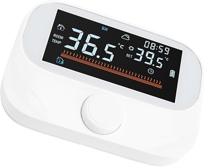Fafeicy Programmable Smart Thermostat with LCD Display Wireless Temperature Controller for Home Energy Saving