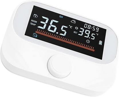 Fafeicy Programmable Smart Thermostat with LCD Display Wireless Temperature Controller for Home Energy Saving