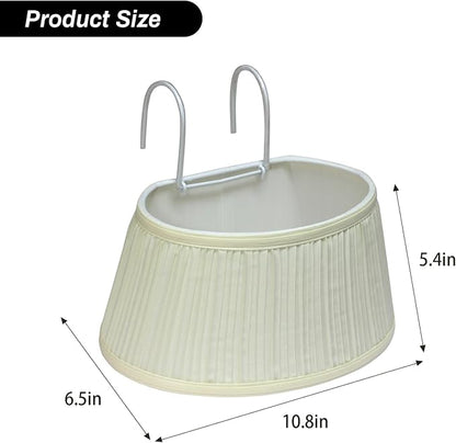 Bed Reading Light, Headboard Light Reading Lights for Books in Bed with Adjustable Hook, Eye Caring Soft Fabric Shade Bedtime Reading Lamp Plug in, LED Bulb Included (Beige)