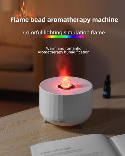 Essential Oil Diffuser for Home: 300ML Aroma Diffuser for Hotel Office Yoga Room - Humidifier with 7 Colors LED Night Light for Kids/Women Home Relaxation, (White)