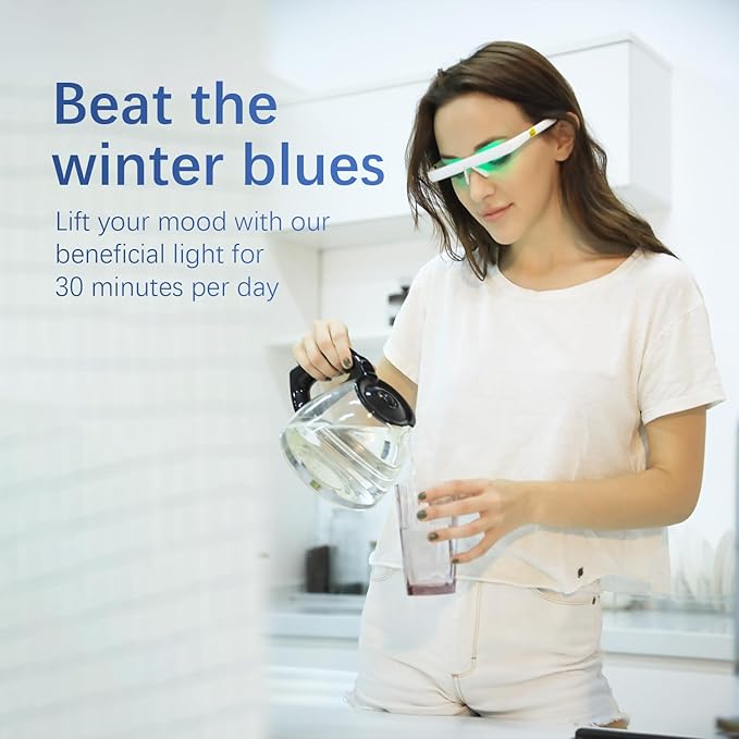 PEGASI 2 - Smart Light Therapy Glasses, Improve Your Sleep in 7 Days, Feather-Light, Boost Energy, Beat Jet Lag