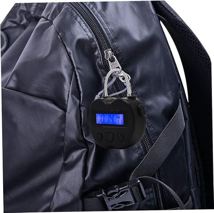 Metal Timer Lock,Electronic Time Padlock,LCD Display Time Lock,USB Rechargeable Timer Lock Behavioral Habit Aid