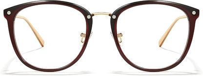 Cyxus Blue Light Glasses for Woman, Fashion Computer Glasses on Office Reduce Eye Strain Anti Migraine for Working Reading