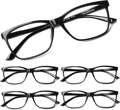 SIGVAN Ladies Reading Glasses Blue Light Blocking Spring Hinge Fashion Pattern Print Eyeglasses for Women