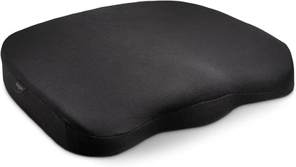 Kensington Seat Cushion for Office, Desk Chair Cushion, Car Seat Cushion, Pain Relief Memory Foam Seat Rest, Computer Chair Pad, Ergonomic Office Chair Cushion, Chair Pillow, Black K55805WW 410x470x72