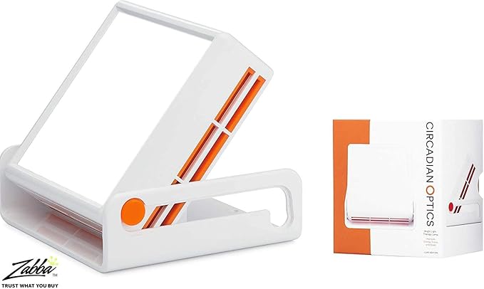 Circadian Optics Luxy Bright Light Therapy Desk Lamp | As Seen On Shark Tank | Ultra Powerful 10,000 LUX Brightness | 5500K Color Mimics Noon Day Sun | Improve Your Mood, Sleep, Energy & Focus