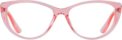 ANDWOOD Blue Light Blocking Glasses Women Bluelight Blocker Computer Cateye Clear Cat Eye Eyeglasses Frame AR003