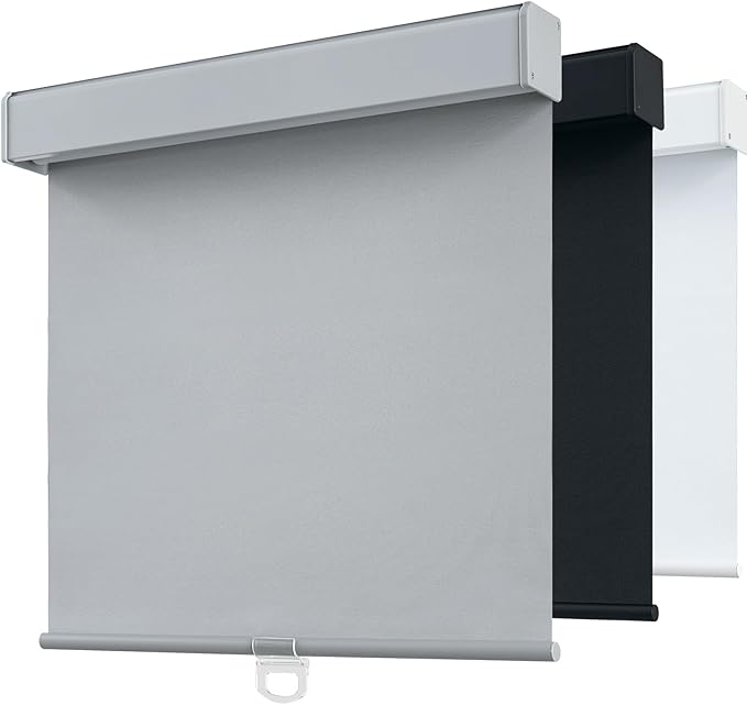 SHADEMOON Blackout Cordless Roller Shades for Windows,Free-Stop System Blind with Valance,Pull Down Room Darkening Indoor Shades,Thermal Insulated UV Blocking Fabric,Home Office(Grey,65" W x 72" H)