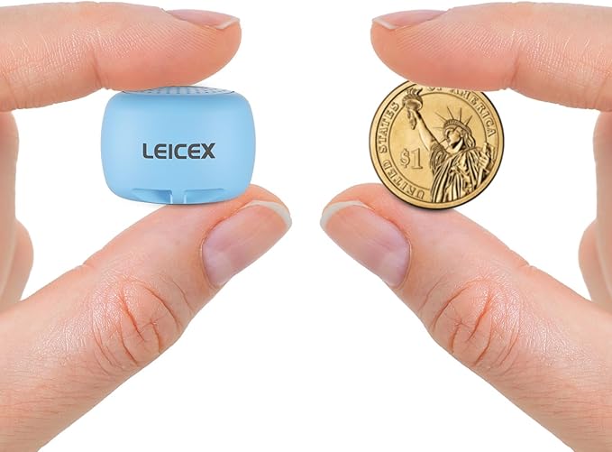 Travel Bluetooth Speaker, Tiny Small Speakers Bluetooth Wireless Pillow Perfect for Travel Outdoor Sound (Blue)