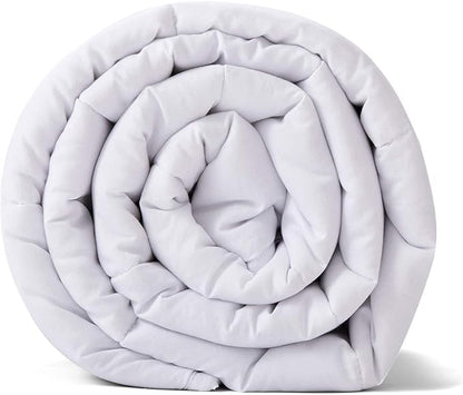 RelaxBlanket Weighted Blanket | 60''x80'',20lbs | for Individual Between 190-240 lbs | Premium Cotton Material with Glass Beads | White