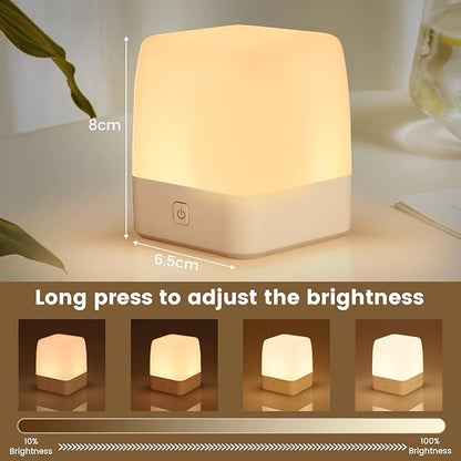 Kids Night Light，LED Touch Baby Egg Light for Nursery, Dimmable Nightlight for Bedroom Nursery Lamp Rechargeable Portable Night Light with Memory Function Bedside Light