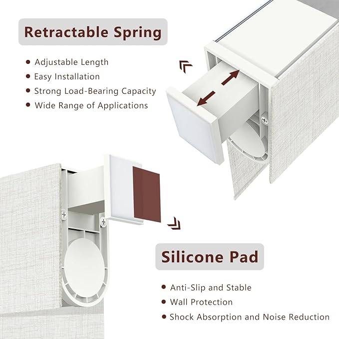 Bringnox No Drill Motorized Blinds with Remote,Blackout Windows,with Apple Homekit,Alexa,Google, with App,Voice Control Custom Size