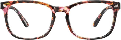 Reading Glasses for Women Men - Blue Light Blocking UV Filter Readers, Anti Eyestrain Eyeglasses