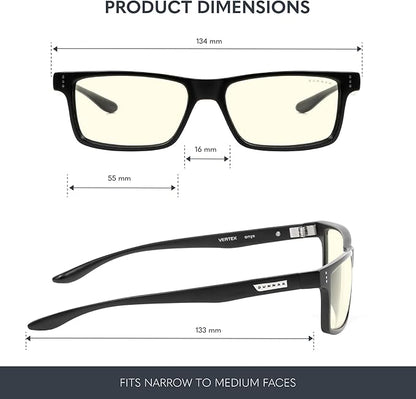 GUNNAR - Blue Light Reading Glasses - Blocks 65% Blue Light - Vertex