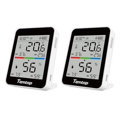 Temtop Indoor Thermometer T1 Variants (Basic Edition (Temp/Humidity)-2pack)