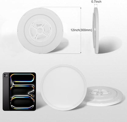 Dimmable LED Flush Mount Ceiling Light Fixture with Remote Control, 24W 2400LM, 12Inch, 2000K Warm Night Light & 3000K-6500K, Modern Super Slim Ceiling Lamp for Bedroom Kitchen, White, 1 Pack