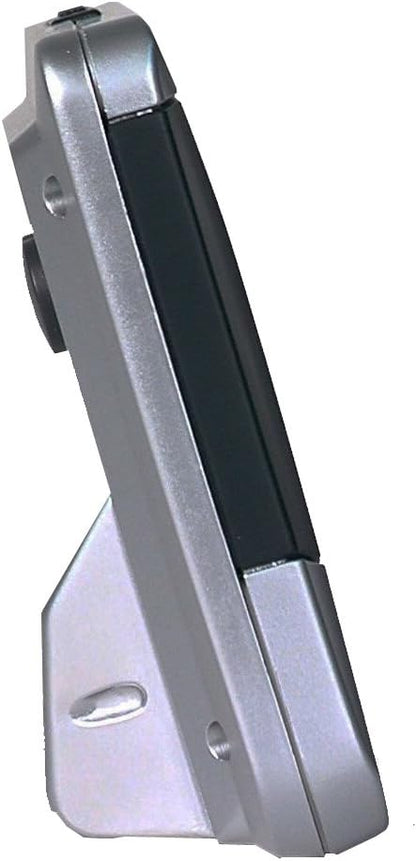 Sonic Alert Large Digital Clock, Loud Alarm Clock for Heavy Sleepers with Snooze, Full Range Brightness Dimmer, Outlet Powered Digital Clocks for Bedroom, Desk, Bedside, Shelf (gray) Silver