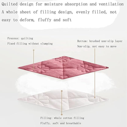 Milk Velvet Checkered Bedding Mattress Cover, Super Soft Elastic Bed Sheets with Pillowcase - Washable 12'' Deep Pocket Mattress Pad