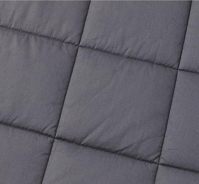 Medline Adult Weighted Blanket and Duvet Cover with Premium Glass Beads, Blanket is 15-lb., 48" x 72", for 140 to 160 lb Adult. 1 ea