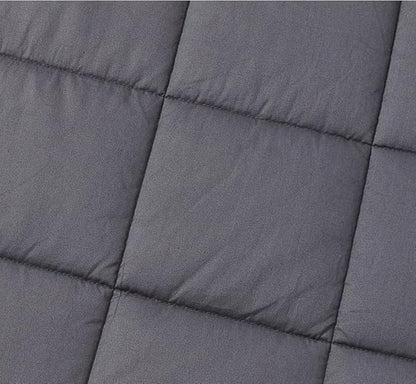 Medline Adult Weighted Blanket and Duvet Cover with Premium Glass Beads, Blanket is 15-lb., 48" x 72", for 140 to 160 lb Adult. 1 ea