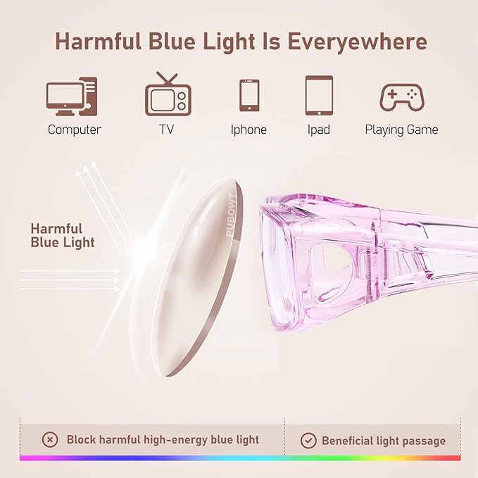 Fit Over Glasses Blue Light Blocking and Night Vision Driving Glasses for Men Women Wrap Around Goggles Eyewear PT2006