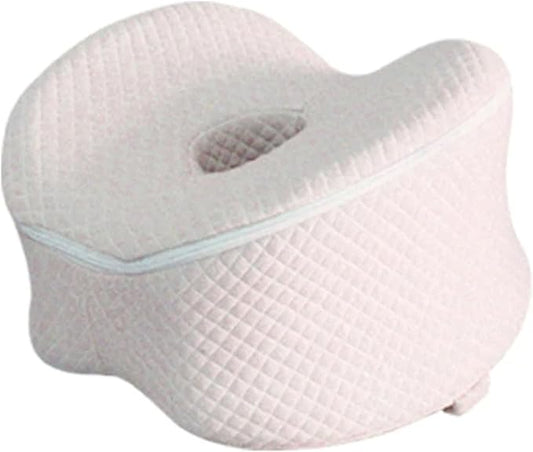 Orthopedic Leg Pillows for Side Sleeper Relieve Knees Sciatica Leg Pregnancy Pain Contour Legacy Knee Foam Support Pillow Soothing Pain Relief for Sciatica Back HIPS Knees Joints (White)