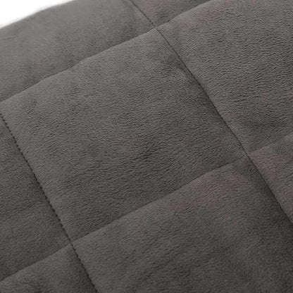 Weighted Blanket Grey Brushed Polyester Microfiber 78.7x78.7 Inch for Calming Effect and Breathable Material, Heavy Weight Endurance 28.7 lb for Stress Relief and Cozy