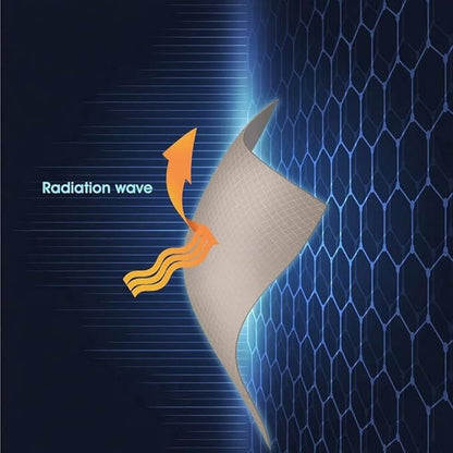Amradield Faraday Fabric 43"x 50M long Faraday Cloth Tape Nickel Copper Polyester Material Influence RF Signals WiFi Cell Bluetooth RFID Guards you Against Harmful Frequencies and Possible Data Theft
