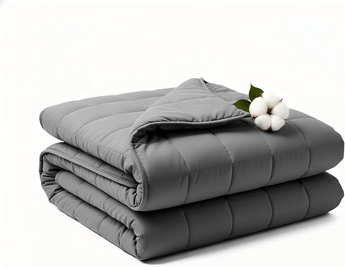 Weighted Blanket 25lbs 78"x85" King Size for Adults & Couples, Heavy Blanket with Premium Glass Beads, Soft Microfiber Material & Breathable for All-Season Comfort (78" x 85" 25 lbs)