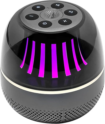 Portable Bluetooth Speaker with White Noise Machine, LED Color Lights, Aromatherapy Diffuser, Sleep Sound Machine for Sleep, Yoga, Home, Office & Bedroom, Gift for Women, Men, Kids & Friends