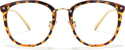 Cyxus Blue Light Glasses for Woman, Fashion Computer Glasses on Office Reduce Eye Strain Anti Migraine for Working Reading