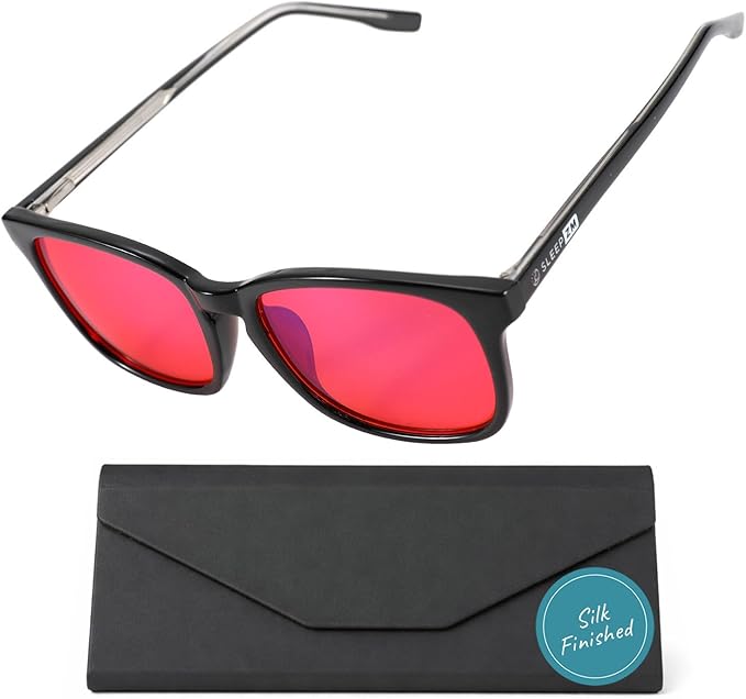 100% Blue Light Blocking Glasses - Better Sleep Anti Eye Strain Protection - Computer Gaming Women Men