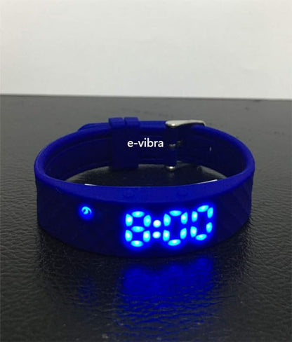 Potty Training Watch - Rechargeable Silent Vibrating Watch - Medical Reminder Watch - with Timer and 15 Daily Alarms (Royal Blue)