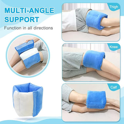 Knee Pillow for Side Sleepers Leg Pillows Side Sleeping Hip Pillow Knee Wedge Leg Support Pillow Between Legs for Sleeping Knee Support Surgery Pillow for Aligns Spine, Back, Sciatica Pain Relief